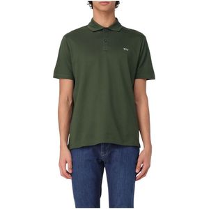 Paul & Shark, Heren, Tops, Groen, Maat: M Katoen,