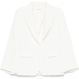 P.a.r.o.s.h., Dames, Jassen, Beige, Maat: S Leer,