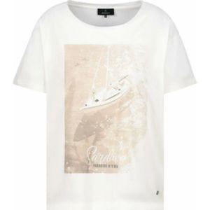 Monari, Dames, Tops, Wit, Maat: 2XL