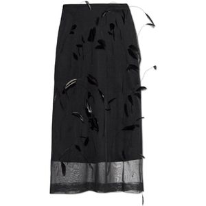 Jil Sander, Dames, Rokken, Zwart, Maat: S Zijde,