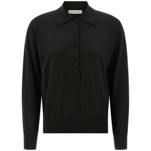 Dries Van Noten, Dames, Truien, Zwart, Maat: S Wol,