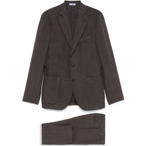 Boglioli, Heren, Pakken, Bruin, Maat: 2XL