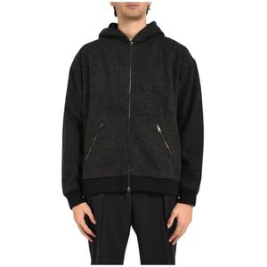 Daniele Alessandrini, Heren, Sweatshirts & Hoodies, Grijs, Maat: M Polyamide,