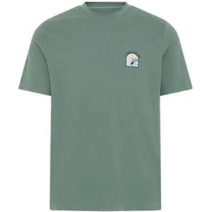 Blend, Heren, Tops, Groen, Maat: M