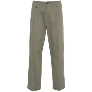 Paolo Pecora, Heren, Broeken, Bruin, Maat: L
