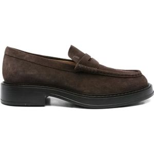 Tod's, Heren, Schoenen, Bruin, Maat: 44 EU Leer,