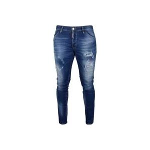 Dsquared2 Cool Guy Slim-Fit Faded Jeans , Blue , Heren , Maat: L
