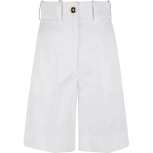 Patou, Dames, Korte broeken, Wit, Maat: 2XS Katoen,