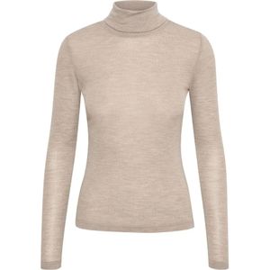 Gestuz - Zand Melange - Coltrui - Dames - Wol - Zachte Wol
