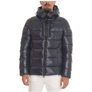 Save The Duck, Heren, Jassen, Blauw, Maat: 2XL Nylon,