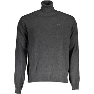 La Martina, Heren, Truien, Grijs, Maat: L Wol,