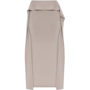 Entire Studios, Dames, Rokken, Beige, Maat: M/L Wol,