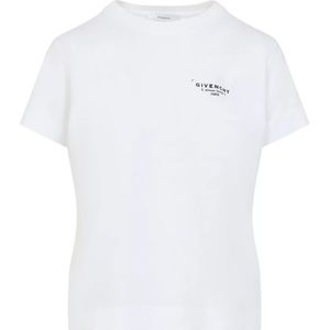 Givenchy - Logo T-shirt - Wit - Dames - Katoen