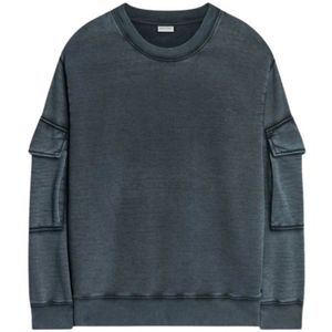 Dries Van Noten, Heren, Sweatshirts & Hoodies, Grijs, Maat: L