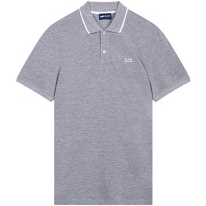 Gas, Heren, Tops, Grijs, Maat: L