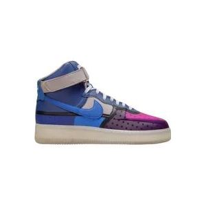 Nike Premium Thunder Blue Pink Hoge Tops , Multicolor , Heren , Maat: 42 1/2 EU