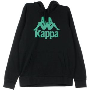 Kappa, Heren, Sweatshirts & Hoodies, Zwart, Maat: L