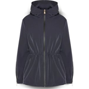 Elena Mirò, Dames, Jassen, Blauw, Maat: M Tweed,