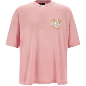 Represent, Heren, Tops, Roze, Maat: S Katoen,