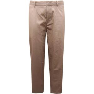 Emporio Armani - Broek - Beige - Katoen - Regular Fit