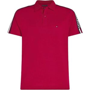 Tommy Hilfiger, Heren, Tops, Rood, Maat: S Katoen,