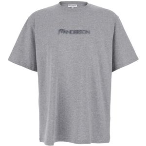 JW Anderson, Heren, Tops, Grijs, Maat: M Katoen,