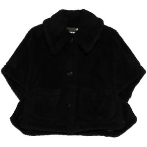 Max Mara, Dames, Jassen, Zwart, Maat: M Wol,