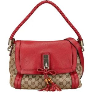 Gucci Vintage, Dames, Pre-owned, Beige, Maat: ONE Size