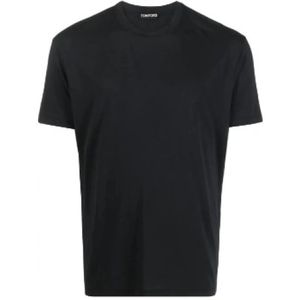 Tom Ford, Heren, Tops, Zwart, Maat: M Katoen,