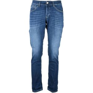 Dondup, Heren, Jeans, Blauw, Maat: W40 Katoen,