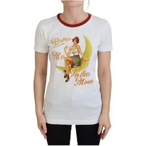 Dolce & Gabbana, Dames, Tops, Wit, Maat: XS Katoen,