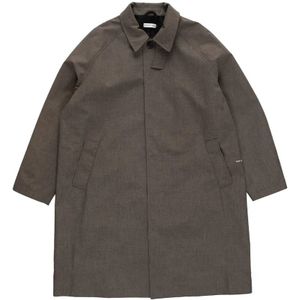 Pop Trading Company, Heren, Jassen, Bruin, Maat: L Katoen,