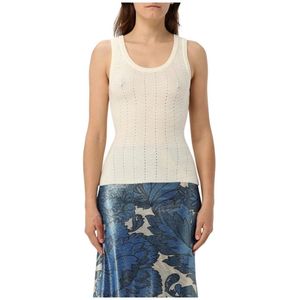 Etro, Dames, Tops, Wit, Maat: S Viscose,