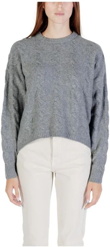 Only, Dames, Truien, Grijs, Maat: XS Nylon,