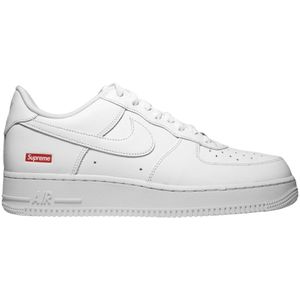 Nike Beperkte oplage Supreme Air Force 1 Low , White , Heren , Maat: 45 EU