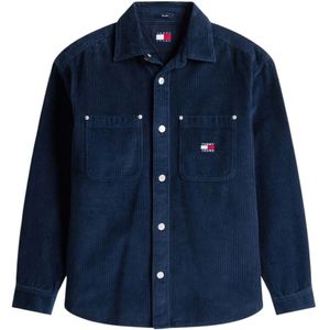 Tommy Jeans - Ribcordoverhemd - Effen - Relaxed Fit - Puur Katoen