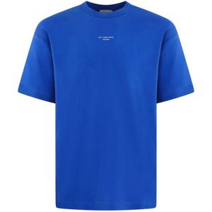 Drole de Monsieur, Heren, Tops, Blauw, Maat: XL