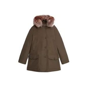 Woolrich Arctic Parka DF - Waterdicht en winddicht , Green , Dames , Maat: M