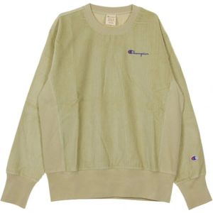 Champion, Heren, Sweatshirts & Hoodies, Beige, Maat: M Corduroy,