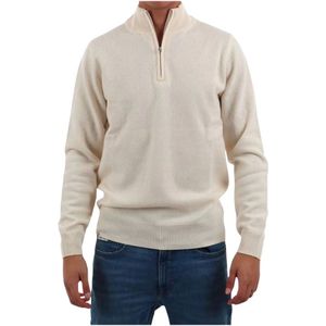 MC2 Saint Barth, Heren, Truien, Beige, Maat: M Wol,