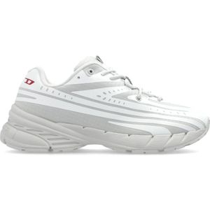 Diesel - D-Airspeed - Sneakers - Wit - Rubber - Vetersluiting