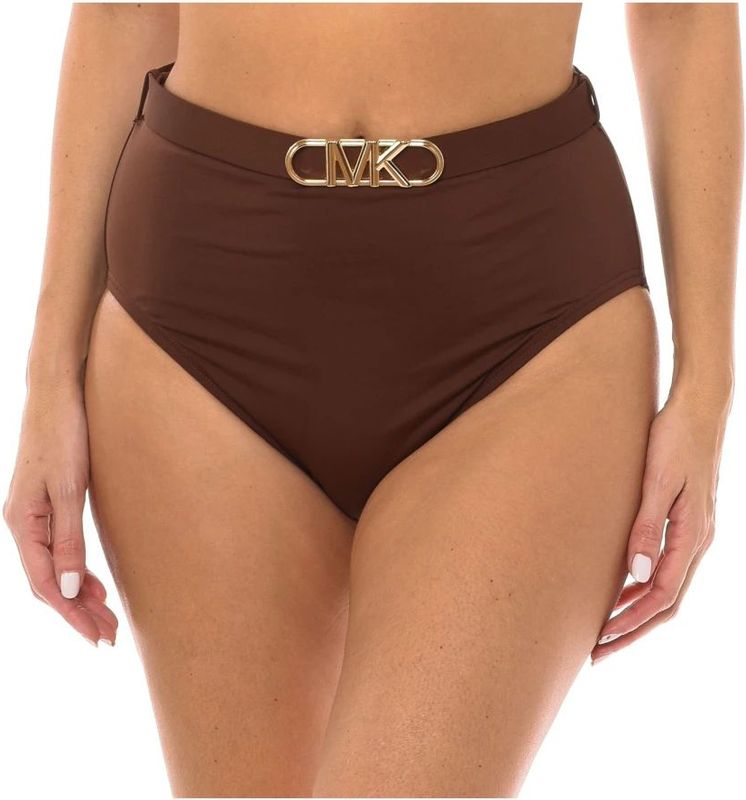 Michael Kors - MM1N025 - Bikinibroekje - Hoge Taille - Retro Silhouet