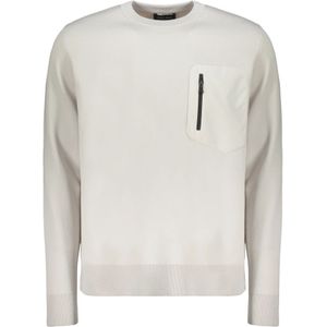 Herno, Heren, Truien, Grijs, Maat: L Zijde,