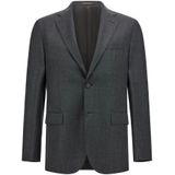 Boggi Milano - Bird's Eye - Blazer - Grijs - Zuivere Wol