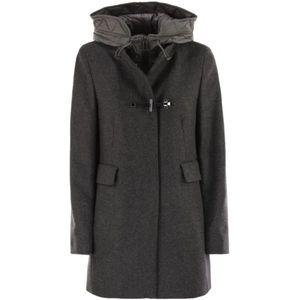 Fay, Dames, Mantels, Grijs, Maat: S Wol,