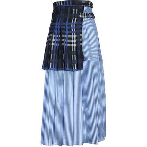 Msgm, Dames, Rokken, Blauw, Maat: XS Katoen,