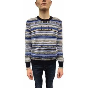 Jacob Cohën, Heren, Truien, Veelkleurig, Maat: XL Wol,