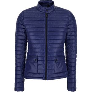 Save The Duck, Dames, Jassen, Blauw, Maat: S Nylon,