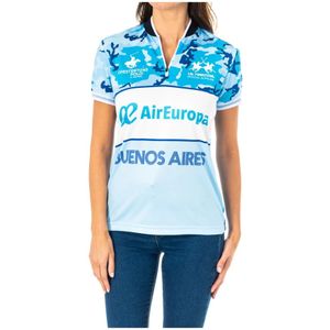 Technische Polo - Wit-blauwe Camouflage - 100% Polyester