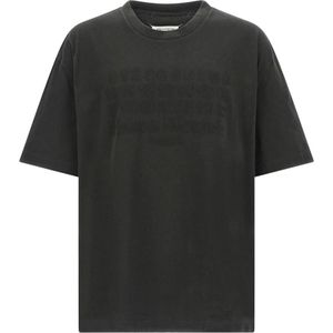 Maison Margiela, Heren, Tops, Zwart, Maat: L Katoen,